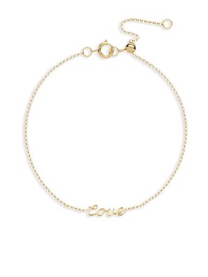 THE ALKEMISTRY 18kt yellow gold Baby Love bracelet