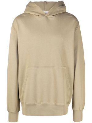 There Was One logo-print cotton hoodie - Green