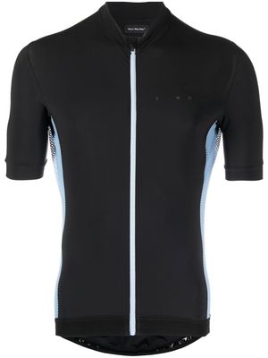 There Was One short-sleeved zip-up cycling top - Black