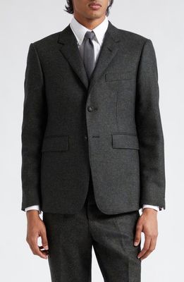 Thom Browne Fit 1 Wool Tweed Sport Coat in Green