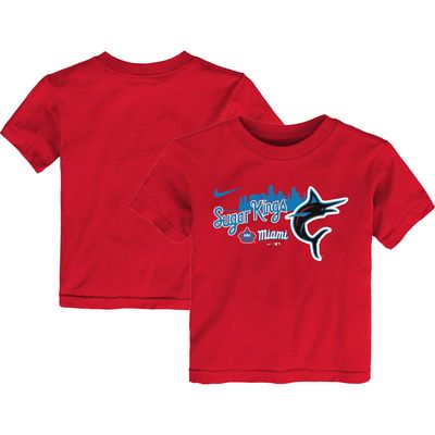 Toddler Nike Red Miami Marlins City Connect Graphic T-Shirt