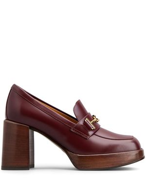 Tod's 90mm leather pumps - Red