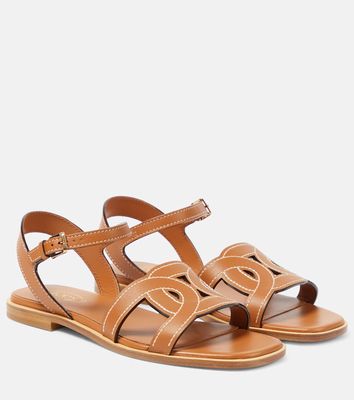 Tod's Catena leather sandals