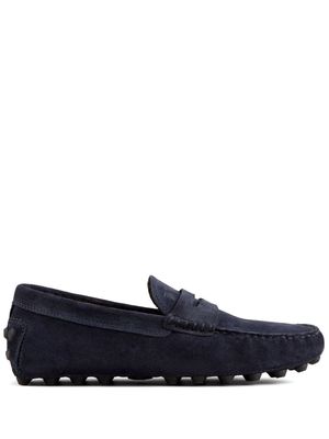 Tod's Macro 52K Gommino suede loafers - Blue