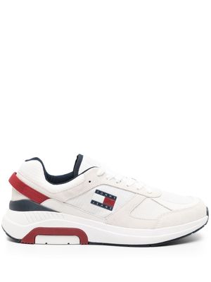 Tommy Hilfiger logo-appliqué colour-block sneakers - White
