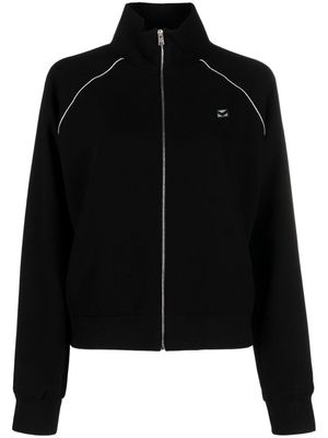 Tory Burch chevron-patch jacket - Black