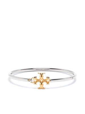 Tory Burch Eleanor logo hinge bracelet - Silver