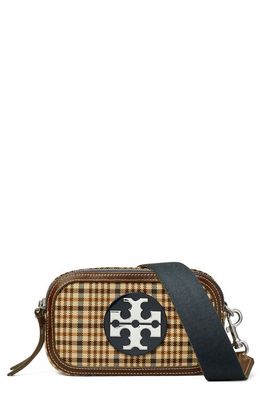 Tory Burch Mini Miller Plaid Crossbody Bag in Multi