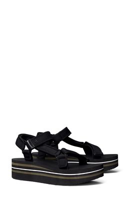 Tory Burch Sport Platform Sandal in Verde /Perfect Black