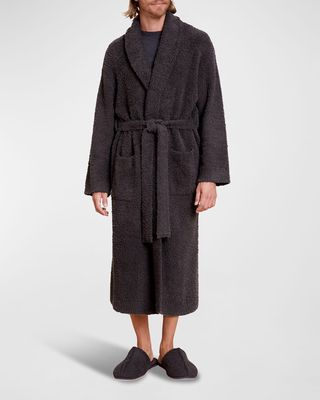 Unisex CozyChic Shawl-Collar Skull Robe