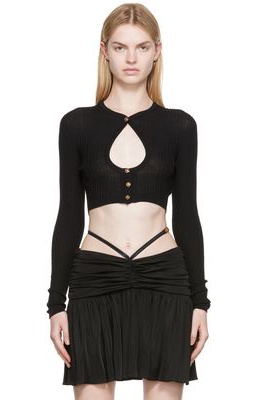 Versace Black Medusa Cardigan