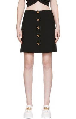 Versace Black Medusa Miniskirt