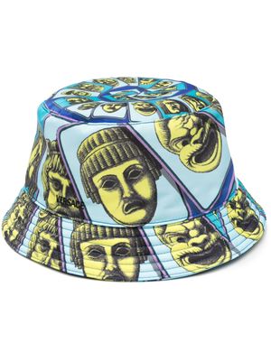 Versace La Maschere bucket hat - Blue
