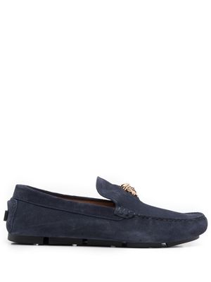 Versace Medusa plaque loafers - Blue