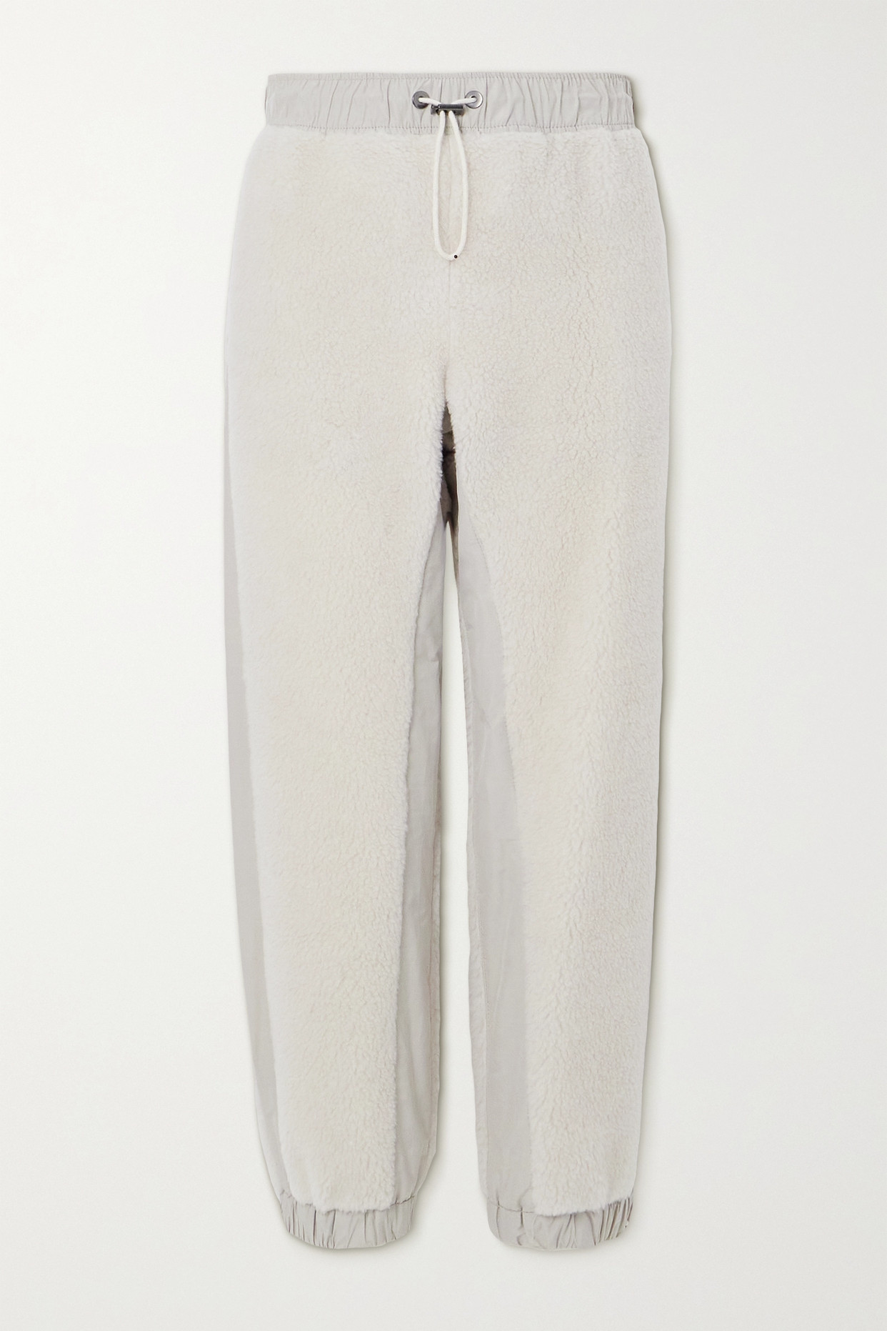 Brunello Cucinelli - Wool-blend Fleece Tapered Ski Pants - Off-white