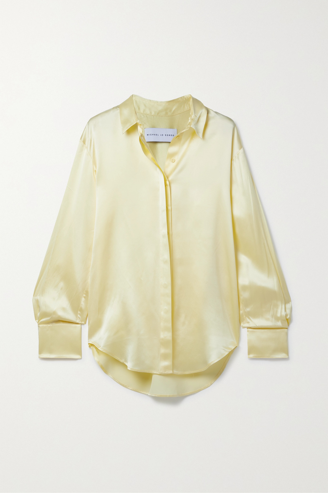 Michael Lo Sordo - Silk-satin Shirt - Yellow