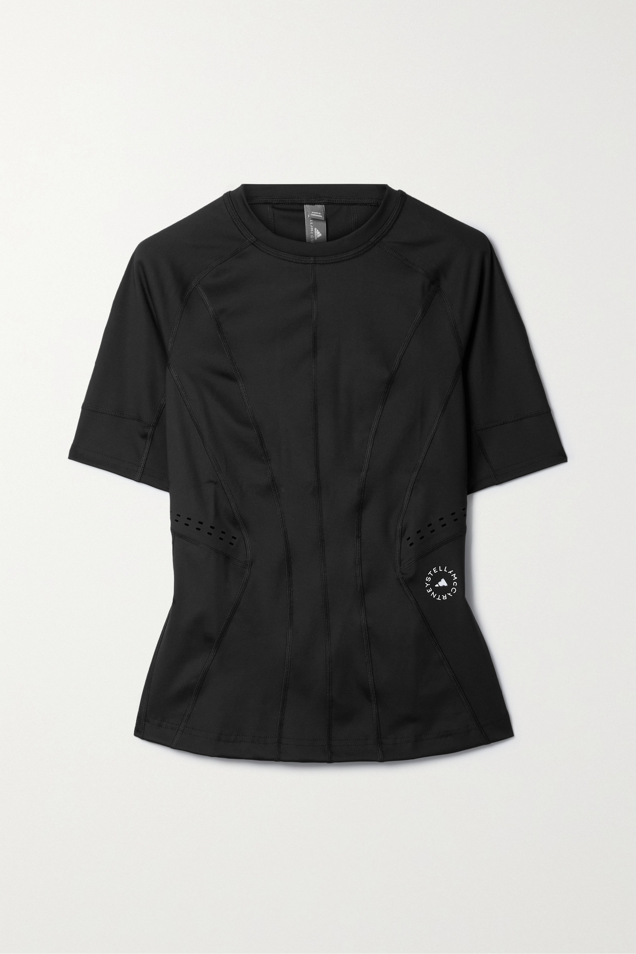 adidas by Stella McCartney - + Parley Truepurpose Perforated Stretch Recycled Top - Black