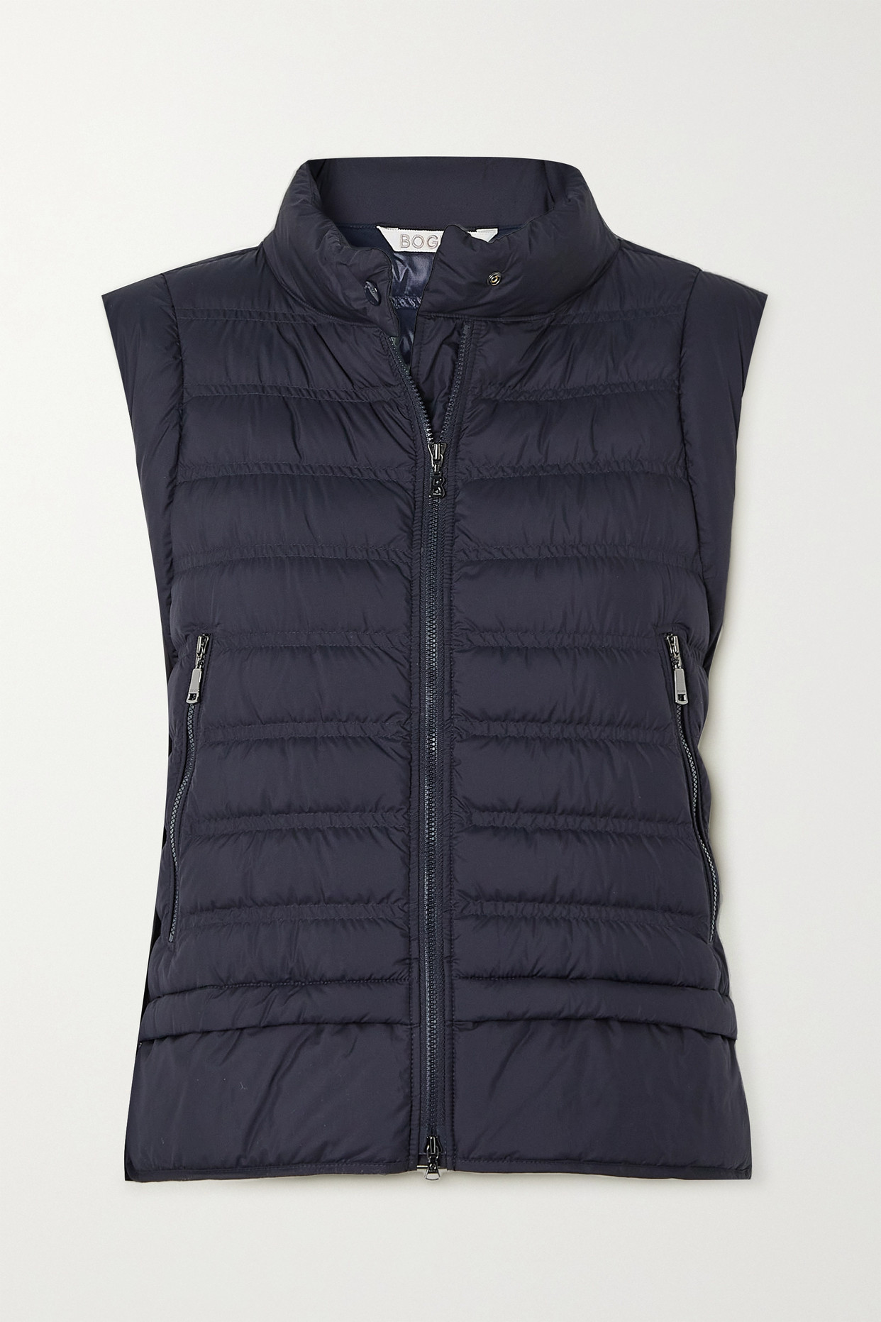 Bogner - Florin Quilted Recycled-shell Down Golf Vest - Black