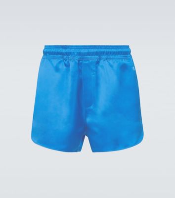 Wales Bonner Distance satin shorts