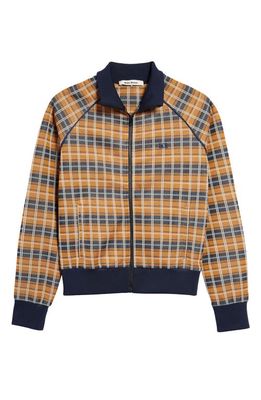 Wales Bonner Samuel Embroidered Logo Track Top in Multi Yellow