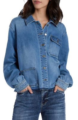 Wash Lab Denim Maddie Denim Jacket in Honor Blue