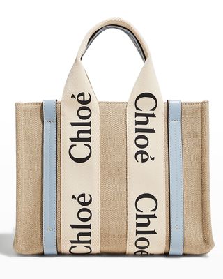 Woody Small Eco Linen Tote Bag