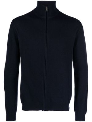 Woolrich zip-up cardigan - Blue