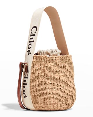 x Mifuko Woody Small Basket Bucket Bag