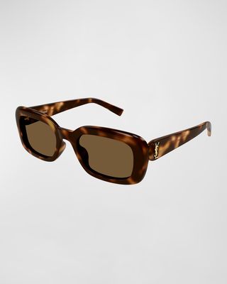 YSL Acetate Rectangle Sunglasses