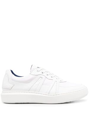 Zilli panelled low-top leather sneakers - White Zilli panelled low-top leather sneakers - White