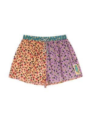 ZIMMERMANN Tiggy floral-print cotton shorts - Multicolour